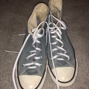Converse High Tops in Lite Grey